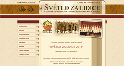 Desktop Screenshot of lidice-sbory.cz